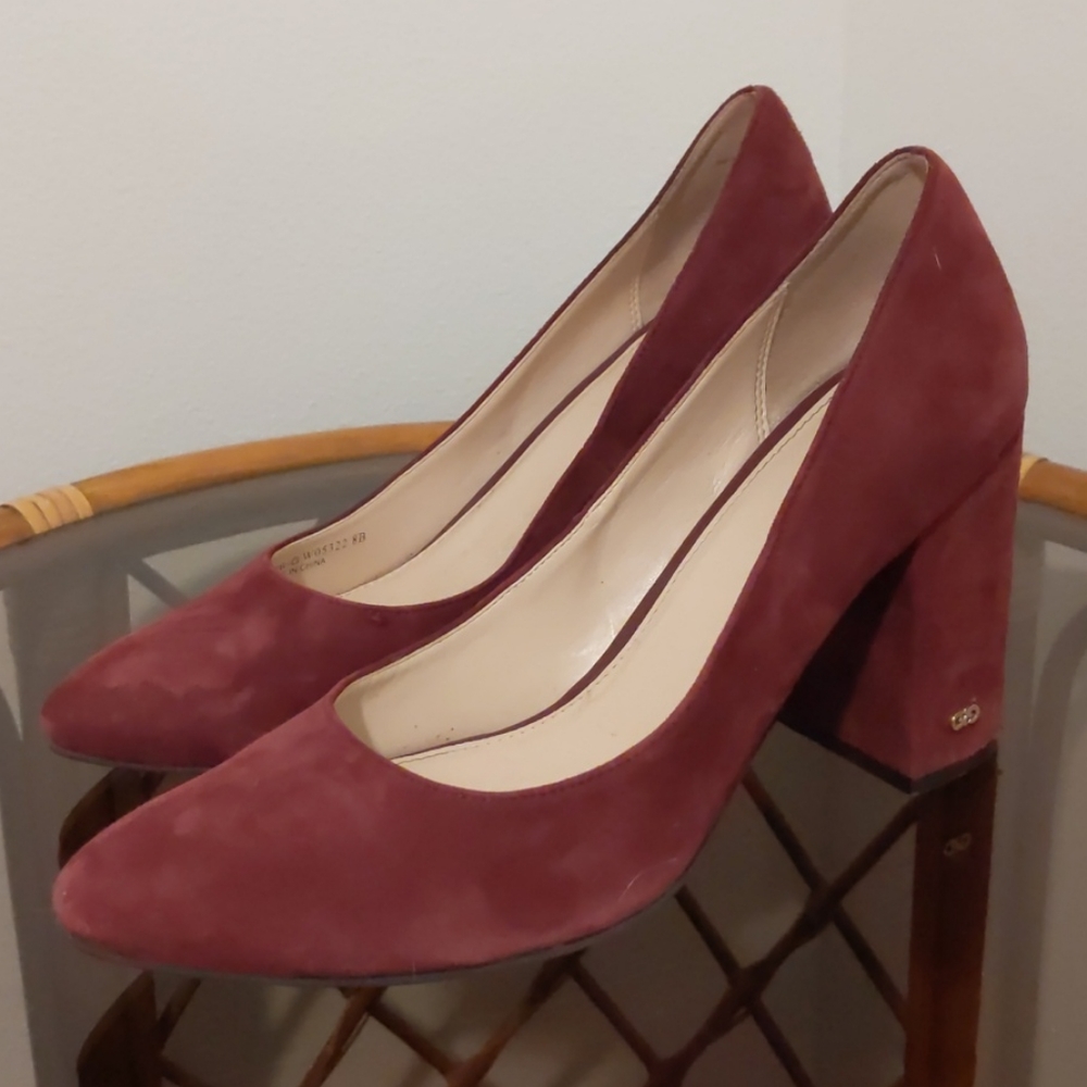 Cole Haan Suede Block Heels